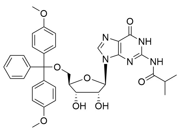 5'-O-(4,4'-二甲氧基三苯甲基)-N2-異丁?；?2'-鳥苷
